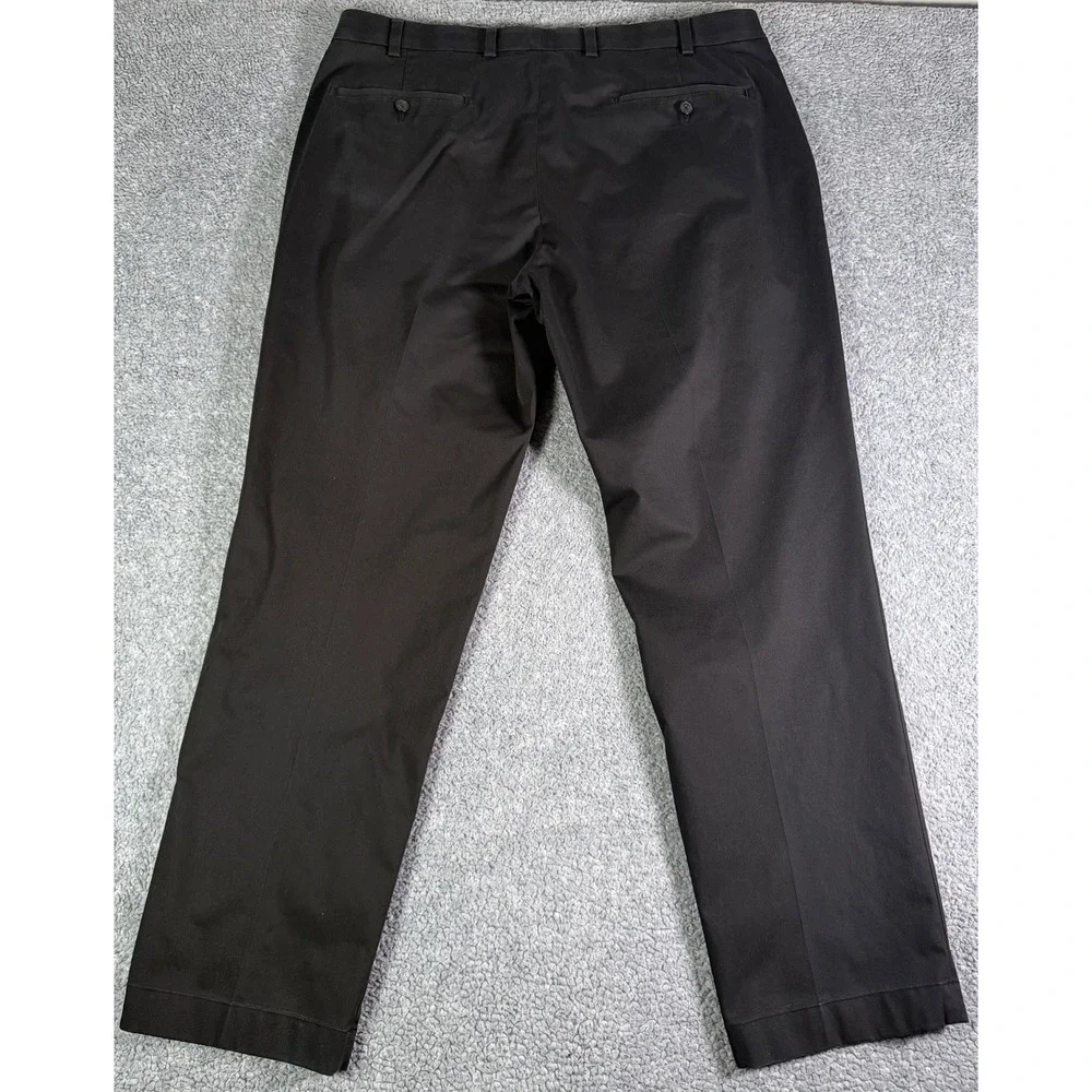 Brooks Brothers Advantage Chino Clark Fit Stretch Pants Mens Size 40x30 Black
